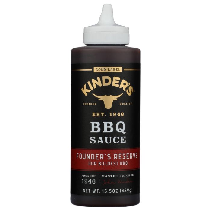 KINDERS: Founder's Reserve Bbq Sauce, 15.5 oz