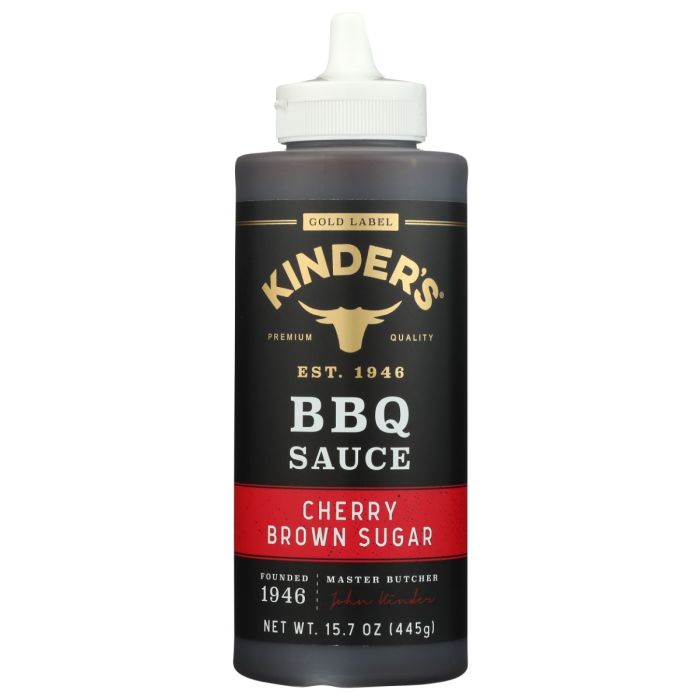 KINDERS: Cherry Brown Sugar Bbq Sauce, 15.7 oz