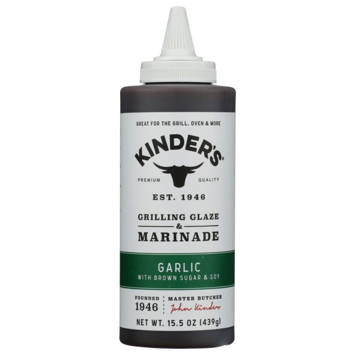 KINDERS: Garlic Marinade With Brown Sugar And Soy, 15.5 oz