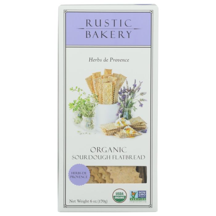 RUSTIC BAKERY: Herbs de Provence Sourdough Flatbread, 6 oz