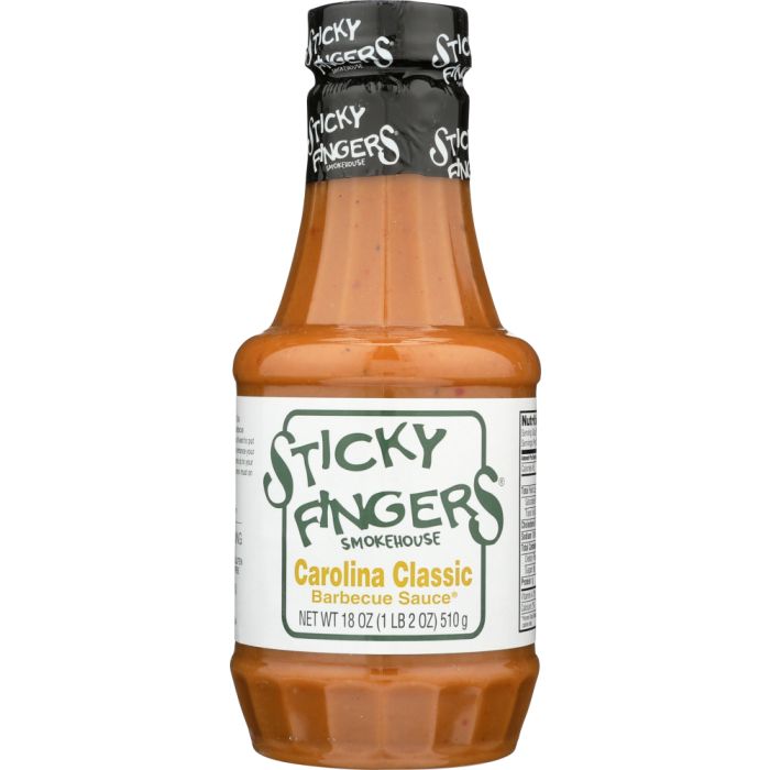 STICKY FINGERS: Carolina Classic Barbecue Sauce, 18 oz