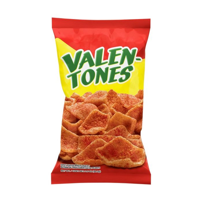 BARCEL: Valentones Spicy Puffed Wheat Snack, 3.5 oz