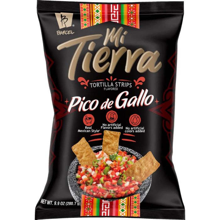 BARCEL: Mi Tierra Tortilla Strips Pico de Gallo, 9.9 oz
