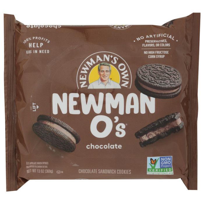 NEWMAN'S OWN ORGANICS: Chocolate Creme Cookies, 13 oz