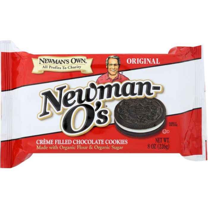 NEWMANS OWN ORGANIC: Cookie O Vanilla Cream Organic, 8 oz