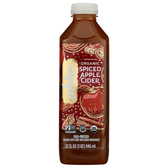 EVOLUTION FRESH: Organic Spiced Apple Cider, 32 fo