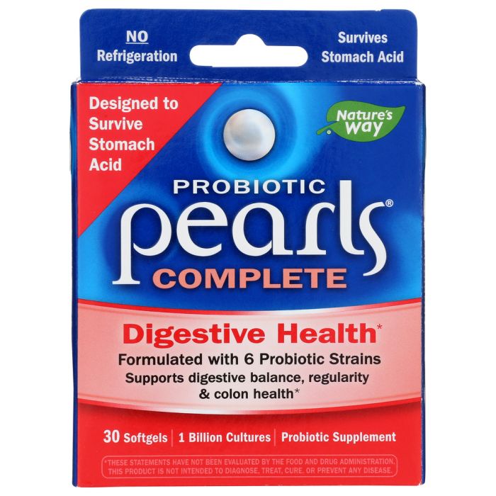 NATURES WAY: Probiotic Pearls Complete, 30 sg
