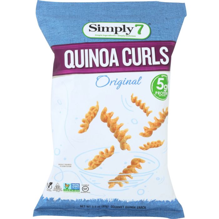 SIMPLY 7: Curls Quinoa Original, 3.5 oz