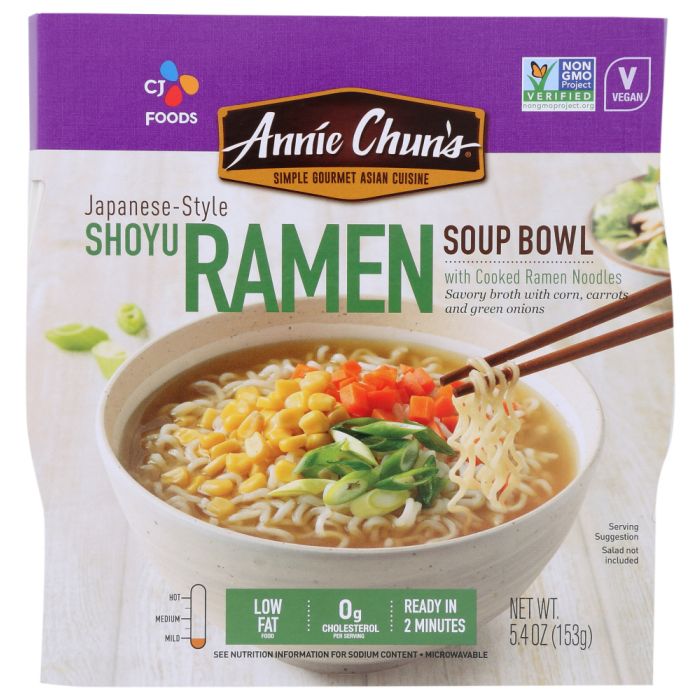 ANNIE CHUNS: Soup Bowl Shoyu Ramen, 5.4 oz