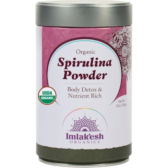 IMLAKESH ORGANICS: Organic Spirulina Powder, 12 oz