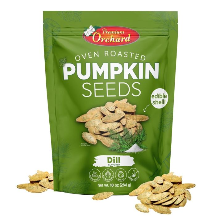 PREMIUM ORCHARD: Pumpkin Seeds Dill, 10 oz
