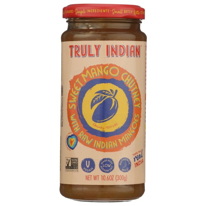 TRULY INDIAN: Sweet Mango Chutney, 10.58 oz