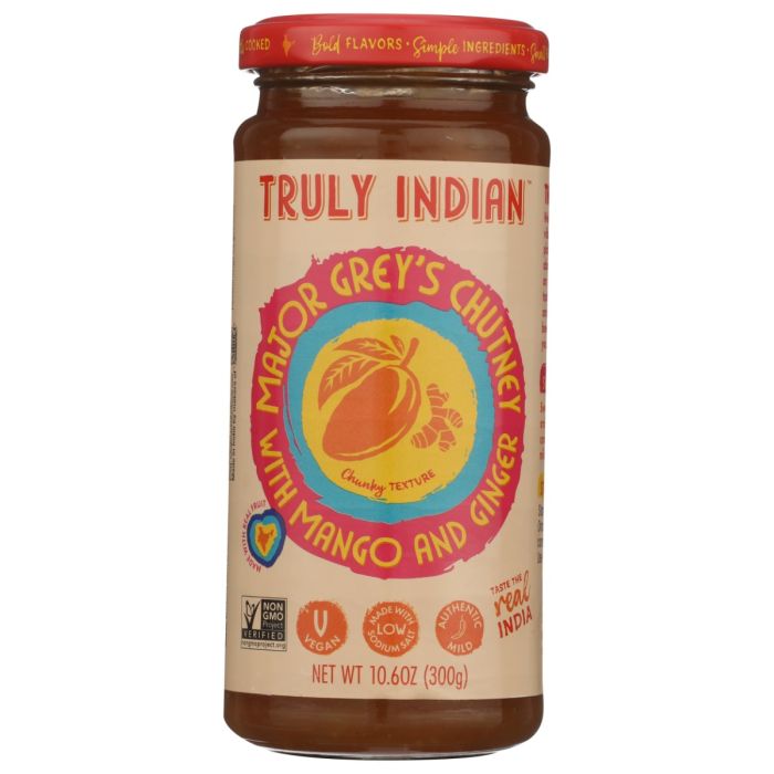 TRULY INDIAN: Major Grey's Chutney, 10.58 oz