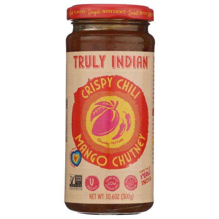 TRULY INDIAN: Crispy Chili Mango Chutney, 10.58 oz