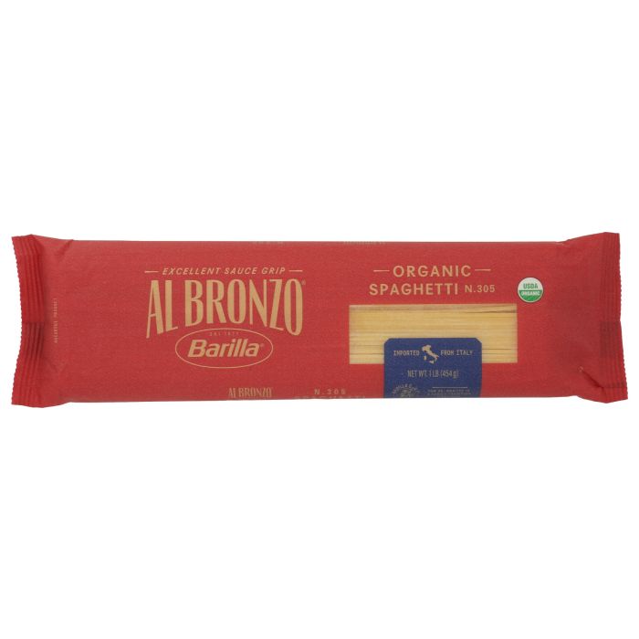AL BRONZO: Organic Spaghetti Pasta, 16 oz