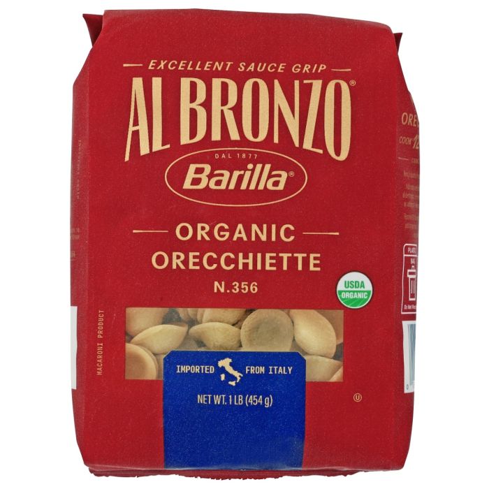 AL BRONZO: Organic Orecchiette Pasta, 16 oz