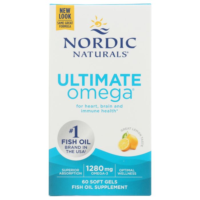 NORDIC NATURALS: Omega Ultimate Lemon, 60 sg