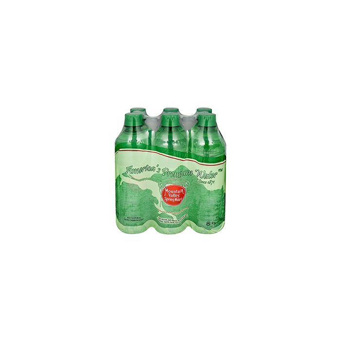 MOUNTAIN VALLEY: Spring Water Bottles 6 Pack, 101.4 fo