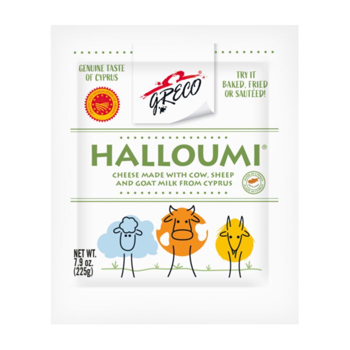 GRECO: Halloumi Cheese Chunk, 7.9 oz