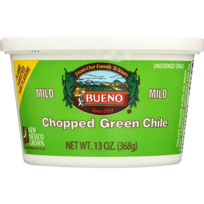 BUENO: Chopped Green Chile Mild, 13 oz