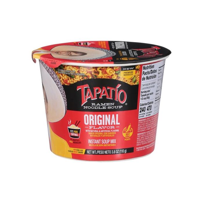 TAPATIO RAMEN: Original Ramen Bowl, 3.8 oz