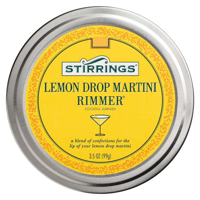 STIRRINGS: Lemon Drop Martini Rimmer, 3.5 oz