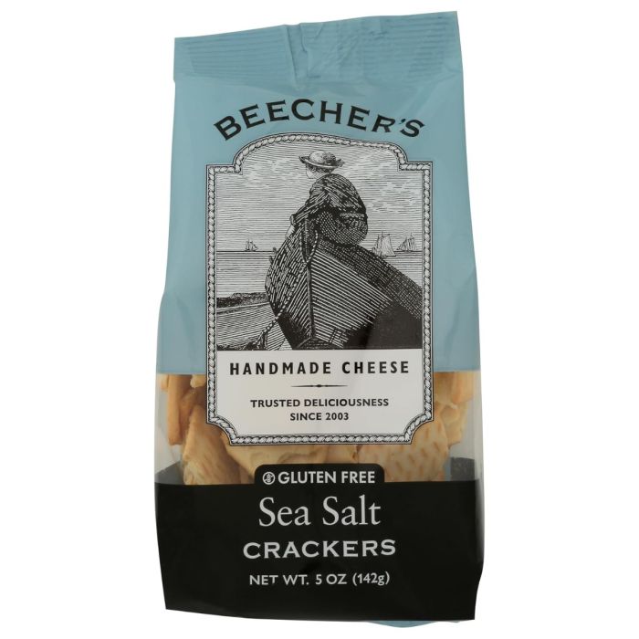 BEECHERS: Gluten Free Sea Salt Crackers, 5 oz