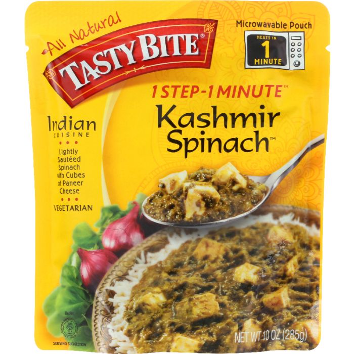 TASTY BITE: Kashmir Spinach, 10 oz