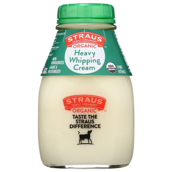 STRAUS: Organic Heavy Whipping Cream, 16 oz