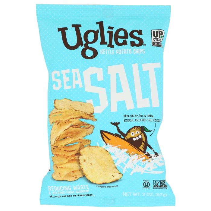 UGLIES: Sea Salt Kettle Chips, 2 oz