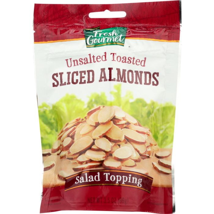 FRESHGOURMET: Sliced Almonds Toasted, 3.5 oz