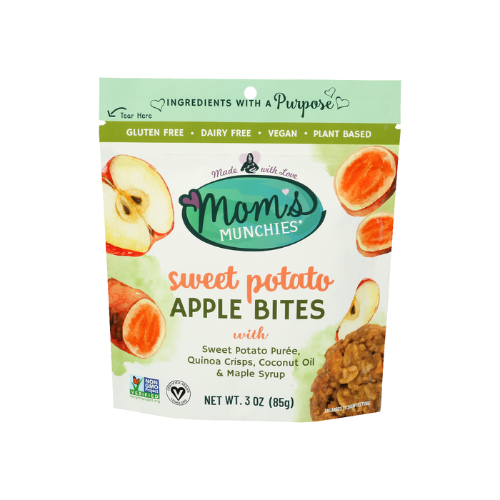 MOM'S MUNCHIES: Sweet Potato Apple Bites, 3 oz