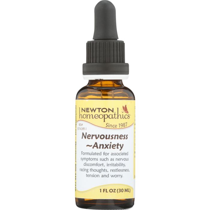 NEWTON HOMEOPATHICS: Nervousness Anxiety, 1 oz
