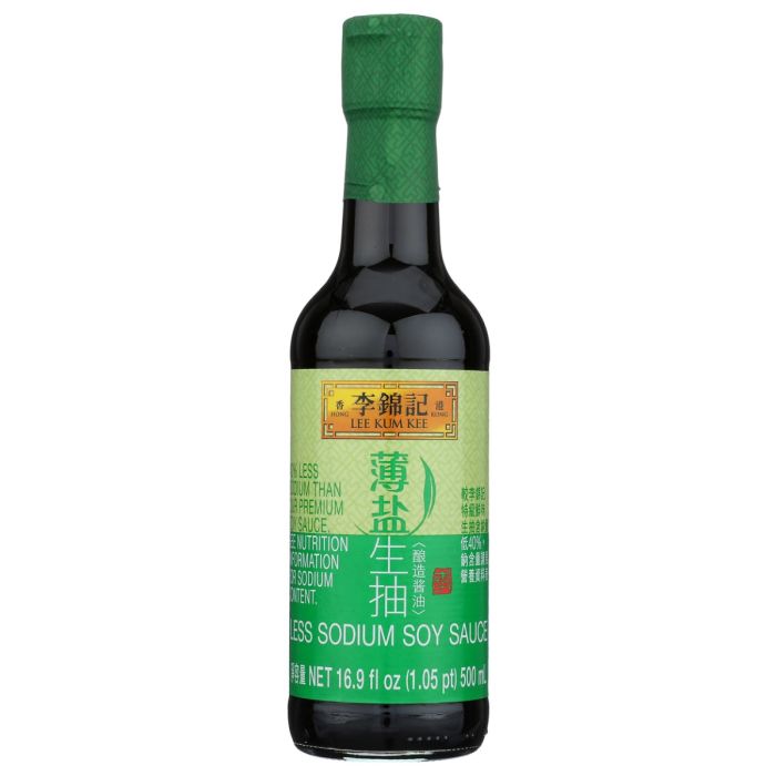 LEE KUM KEE: Less Sodium Soy Sauce, 16.5 fo