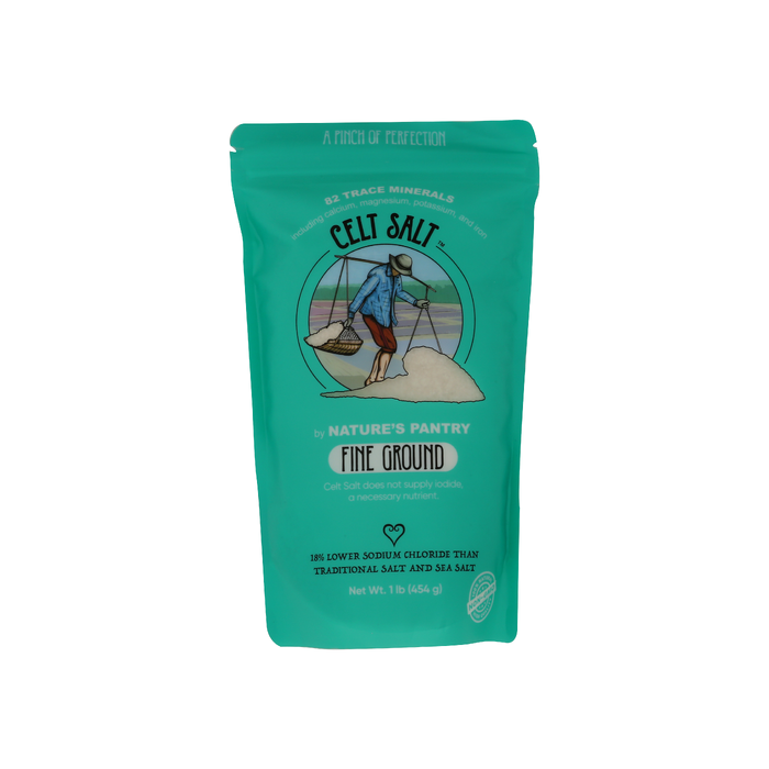 CELT SALT BY NATURE'S PANTRY: Fine Ground Salt, 1 lb