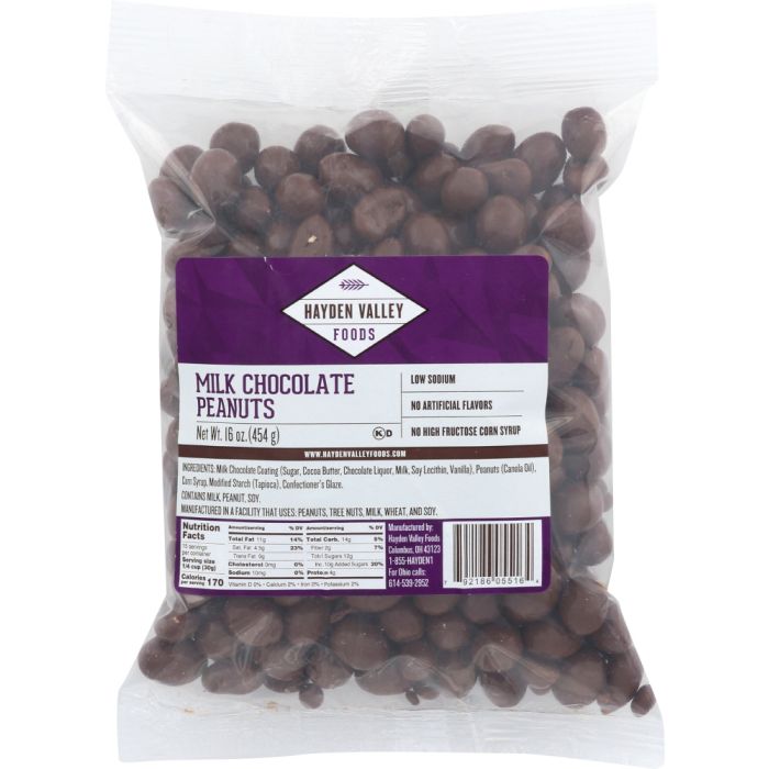 TROPICAL: Milk Chocolate Peanuts, 16 oz