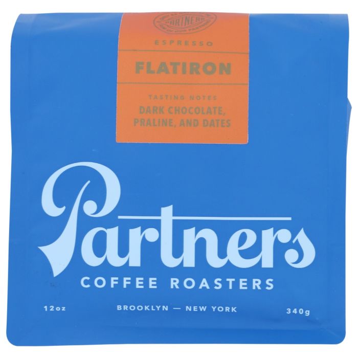 PARTNERS COFFEE: Flatiron Whole Bean Coffee, 12 oz