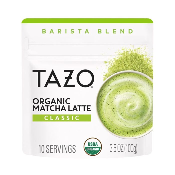 TAZO: Organic Classic Matcha Latte Powder, 3.5 oz