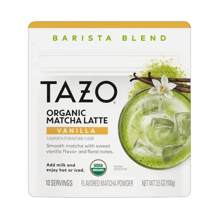 TAZO: Organic Vanilla Matcha Latte, 3.5 oz