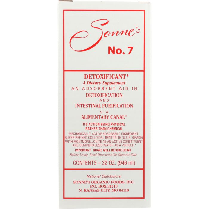 SONNE'S: Detoxificant No. 7, 32 Oz