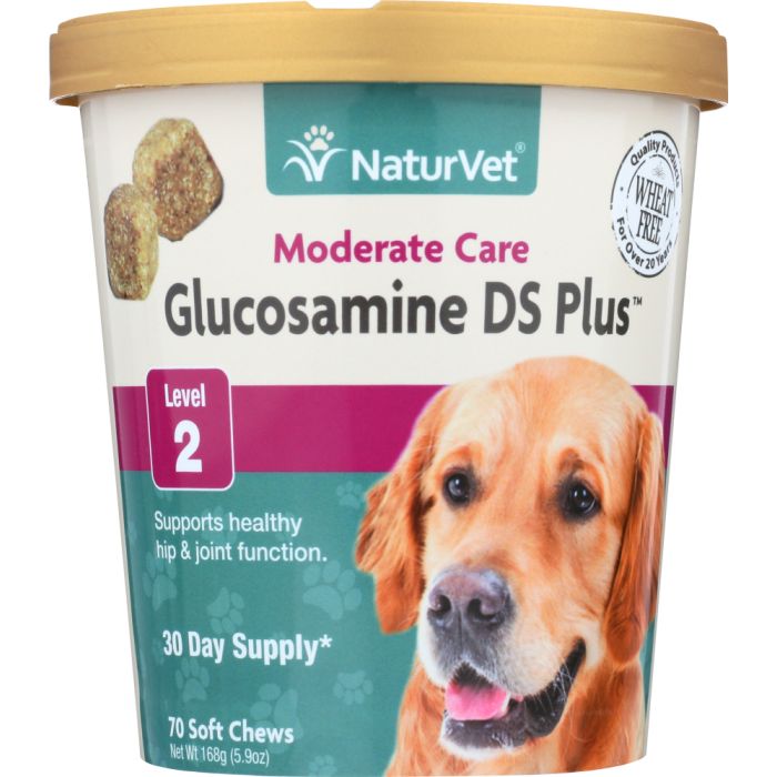 NATURVET: Glucosamine DS Plus 70 Soft Chews, 5.9 oz