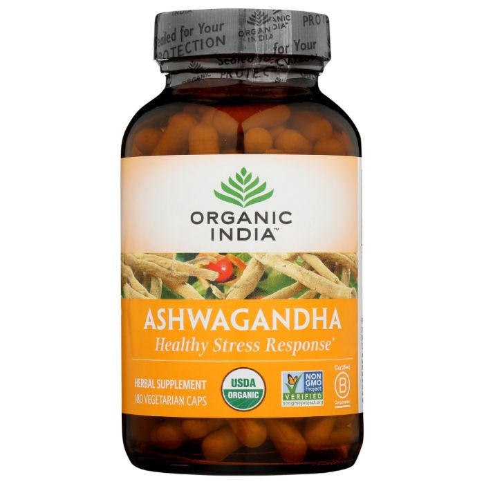 ORGANIC INDIA: Ashwagandha, 180 cp