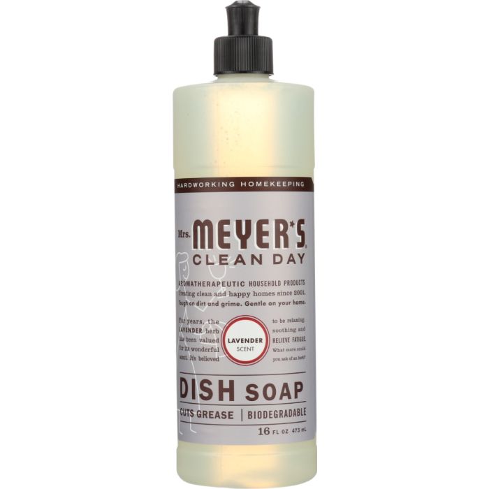 MRS MEYERS CLEAN DAY: Lavender Dish Soap, 16 oz