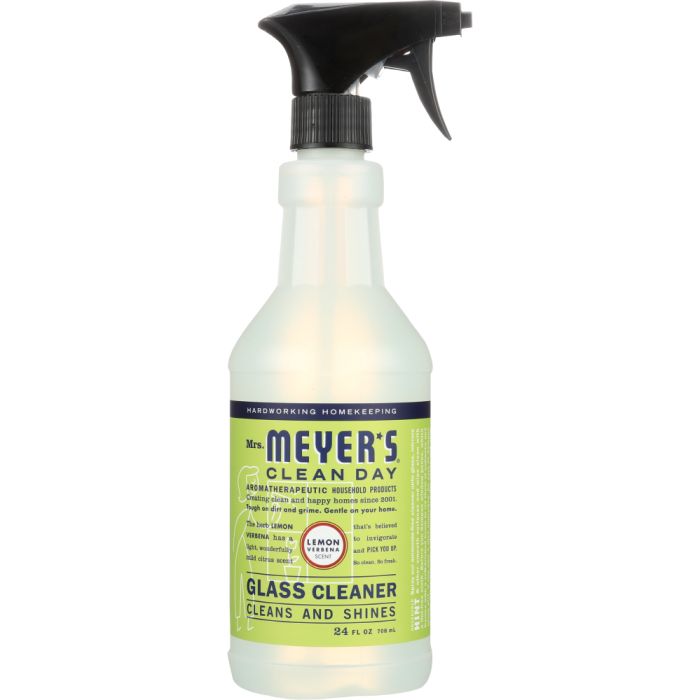 MRS. MEYER'S: Clean Day Glass Cleaner Spray Lemon Verbena Scent, 24 oz