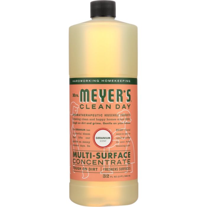 MRS MEYERS CLEAN DAY: Geranium Multi Surface Concentrate, 32 oz