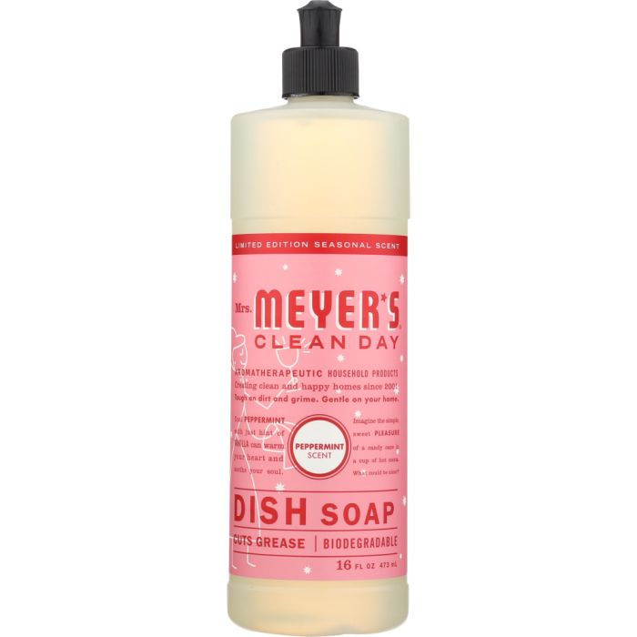 MRS MEYERS CLEAN DAY: Peppermint Dish Soap, 16 fo