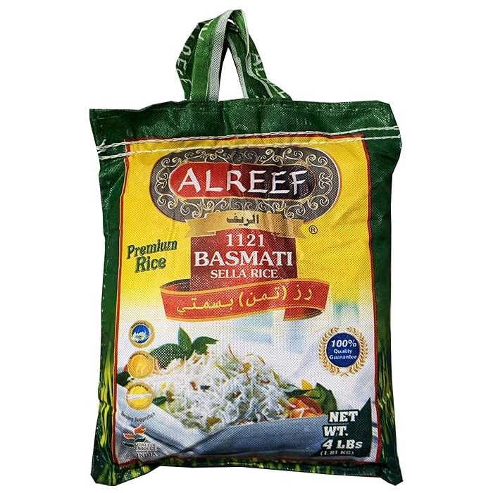 AL REEF: 1121 Basmati Sella Rice, 4 lb