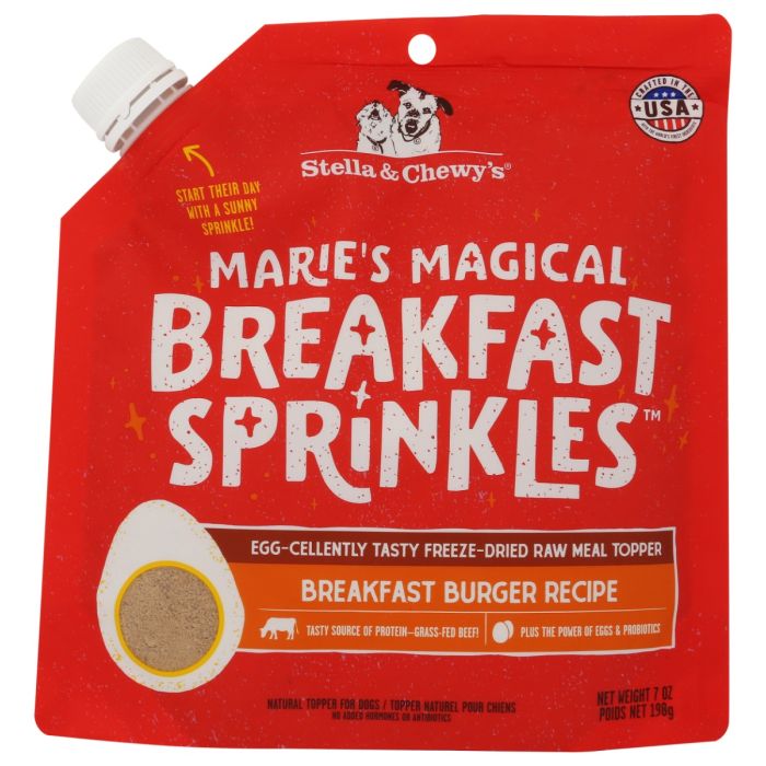 STELLA AND CHEWYS: Marie's Magical Breakfast Sprinkles Breakfast Burger For Dogs, 7 oz