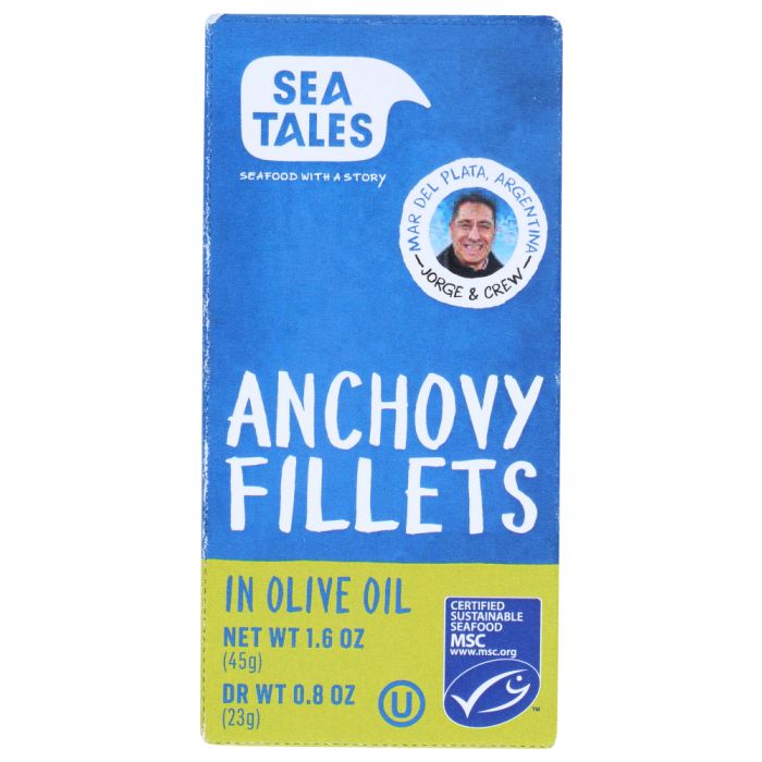 SEA TALES: Anchovy Fllts Msc Olv Oil, 1.6 oz