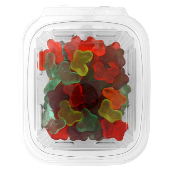 NO LABEL: Mini Butterflies Gummy Tub, 8 oz